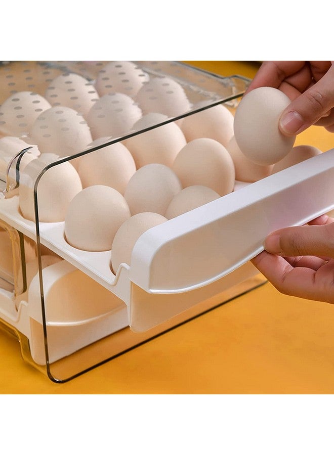 MosQuick® 40 Egg Storage Box Egg Holder Egg Box Egg storage box for fridge Egg holder for kitchen, Egg Tray, Egg Crate, egg container egg storage basket egg holder for fridge egg egg tray for fridge - Image 3