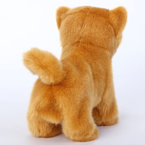 CU-MATE Electronic Walking Orange Cats Realistic Interactive Puppy Pet Toy Cat Walking BarkingWagging Tail TalkingPresent Pet Gifts for 3 Year Boys Girls - Image 5