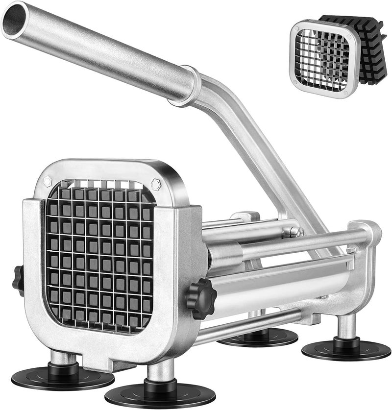 Ruooson French Fry Cutter, Professional Potato Cutter Slicer with 3/8 In Stainless Steel Blades, Great for Whole Potatoes Carrots Cucumbers. - Image 1