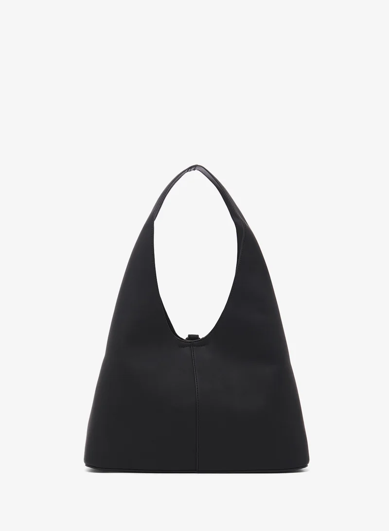 Love Moschino Logo top handle zip through shoulder bag