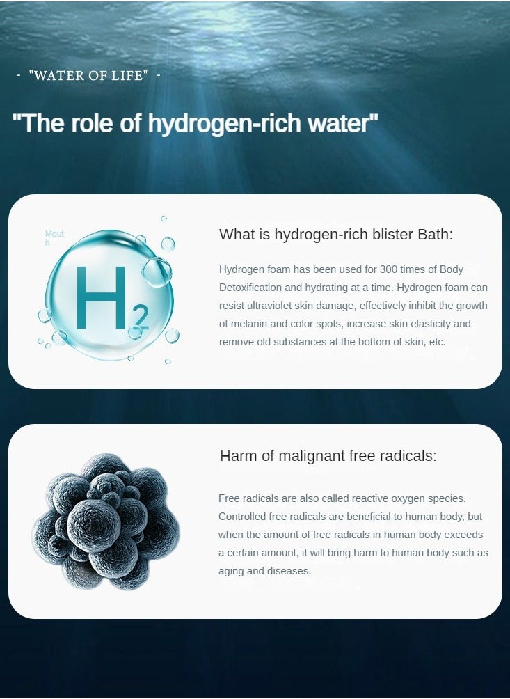 Eivax - Hydrogen Molecular Technology Smart Control Deep Cleansing Hydrogen Beauty Bubble Bath Machine - Image 1