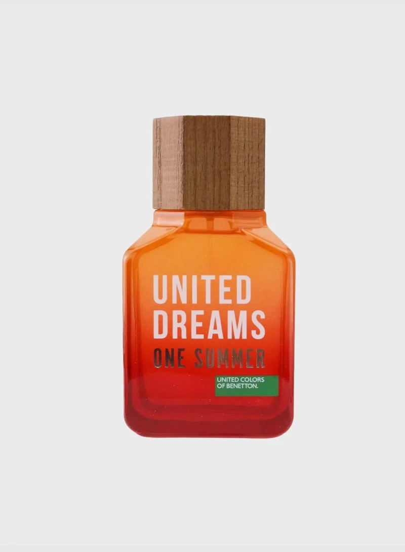 بينيتون United Dreams One Summer ماء تواليت سبراي ( دفعة 2019 )