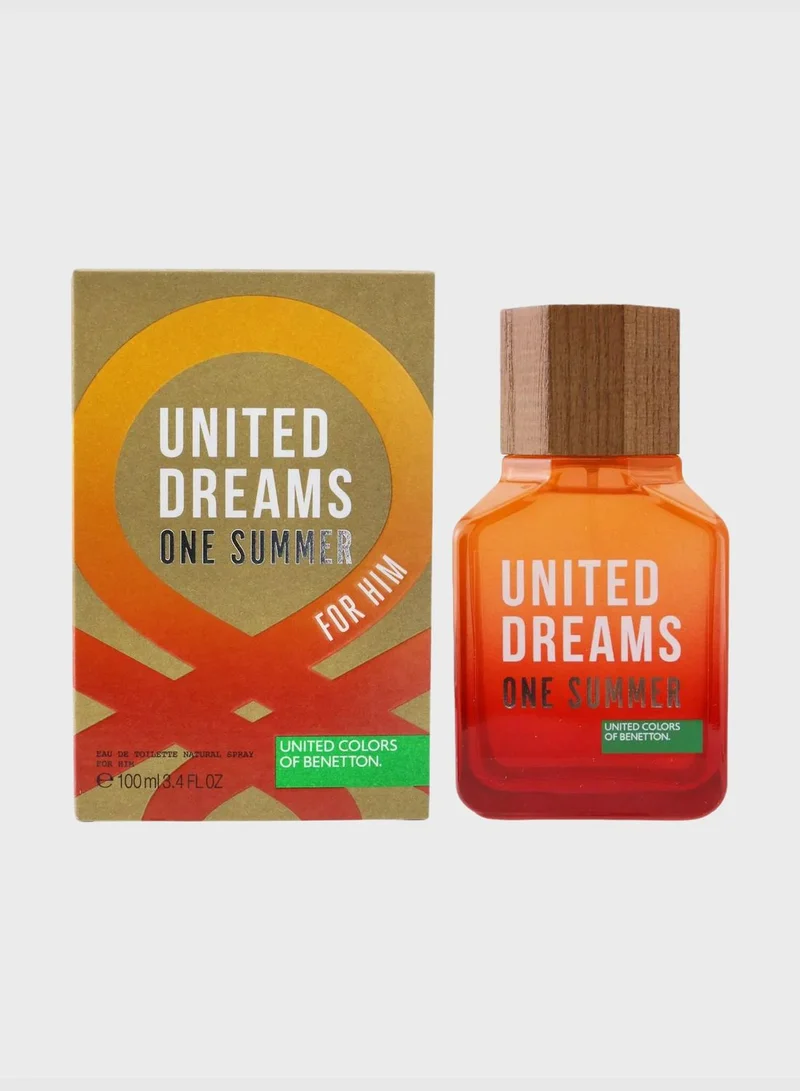 بينيتون United Dreams One Summer ماء تواليت سبراي ( دفعة 2019 )