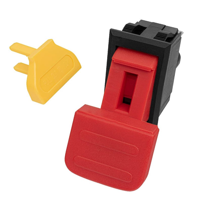 POWERTEC 120V/230V Dual Voltage Safety Paddle Switch, 16Amps, Large Paddle Switch for Power Tools, Fits Table Saw, Router Table, Drill Press, Bench Saw, Bandsaw, Dust Collectors (71672) - Image 2