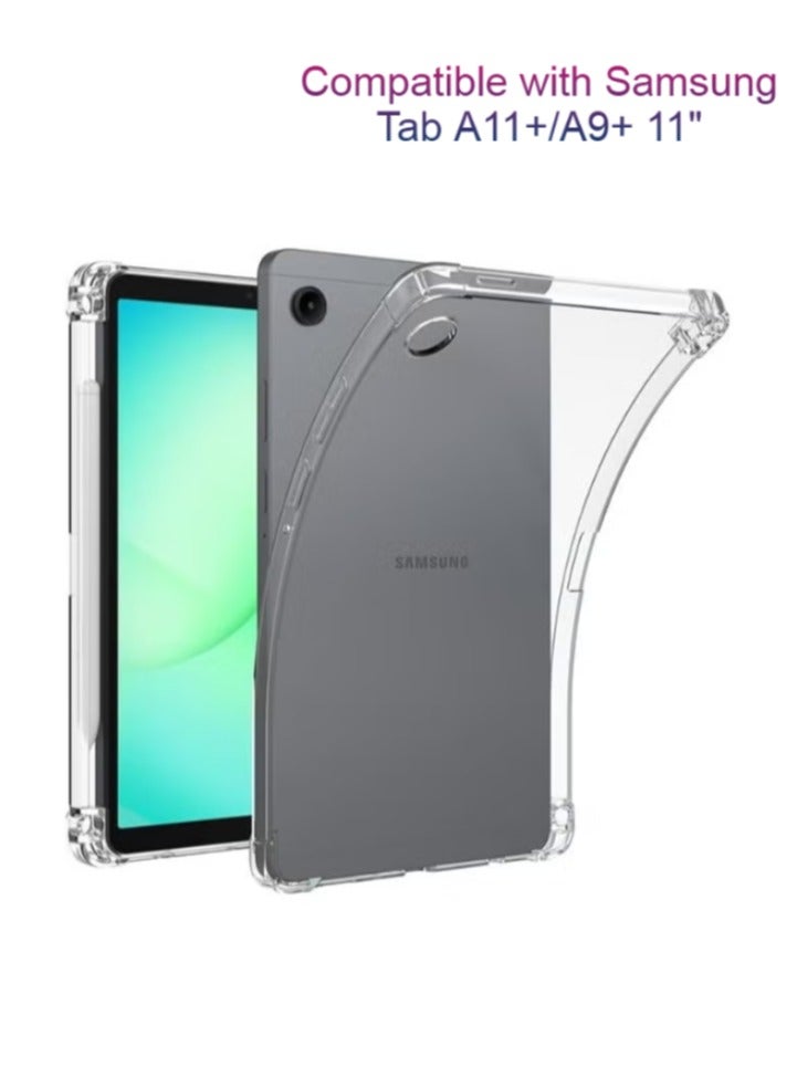 HEXABEX Samsung Tab A11+/A9+ Case Cover, Protective Back Case Cover for Samsung Galaxy Tab A9 Plus A11 Plus/A9 Plus 11" Clear - Image 1