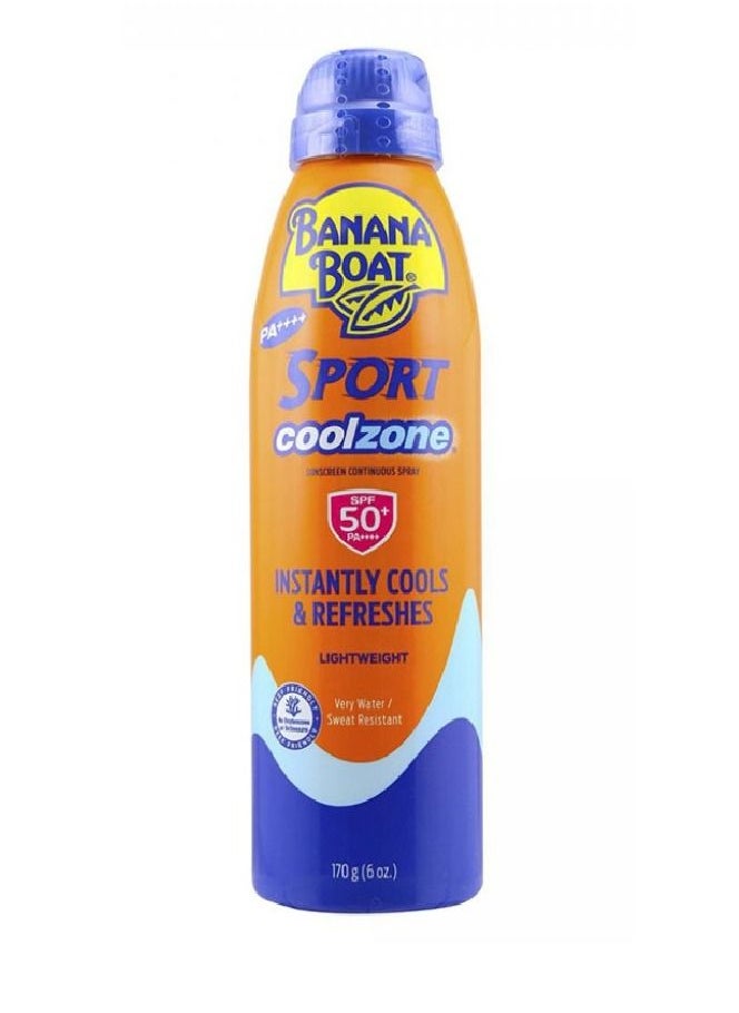 بانانا بوت بخاخ سبورت كول زون للوقاية من الشمس +SPF 50 مقاوم للماء والتعرق - 170 جم  - Image 1