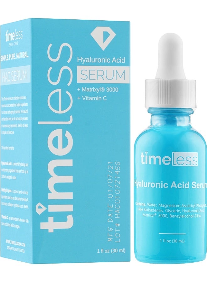 Timeless Hyaluronic Acid + Vitamin C Serum 30ml - Image 2