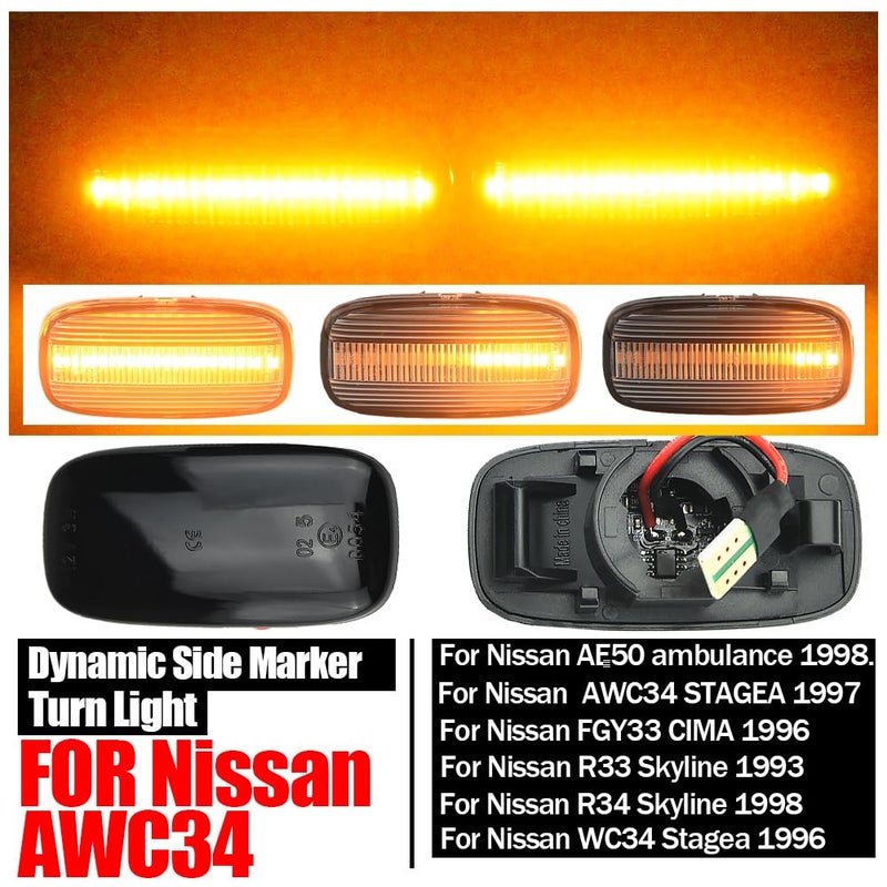 1 Pair Front Fender Marker Lights LED Compatible with Nissan Models - Image 5