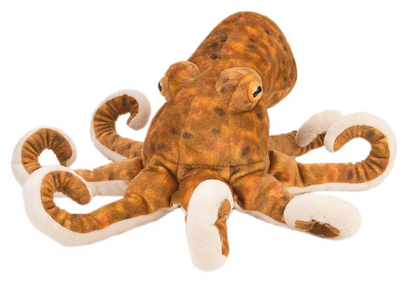 Wild Republic Octopus Plush, Stuffed Animal, Plush Toy, Gifts for Kids, Cuddlekins 12 Inches - Image 1