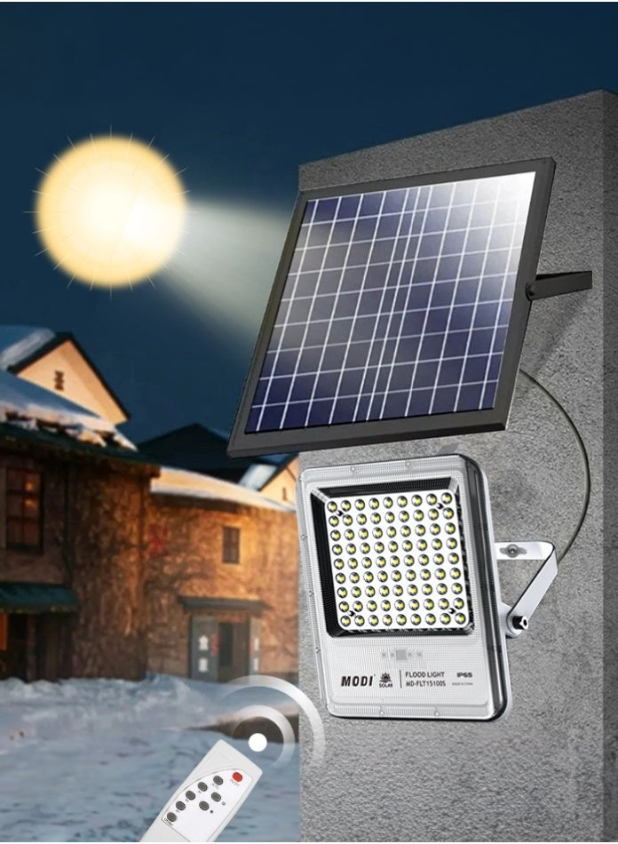 مودي 20000LM كشاف شمسي 325x380mm ضوء أبيض مقاوم للماء IP65 إضاءة أمان للحديقة الخارجية عالية السطوع موفرة للطاقة لإضاءة طويلة الأمد - Image 1