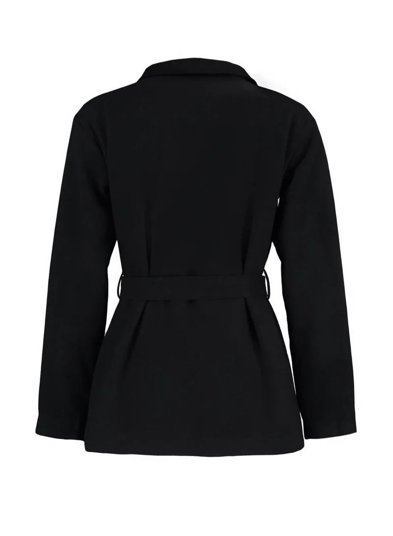 trendyol Zip Detail Coat