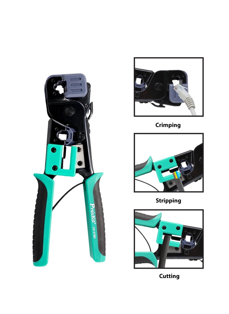Proskit - Modular Crimping Tool designed for crimping RJ-45 and RJ-11 connectors. - Image 1