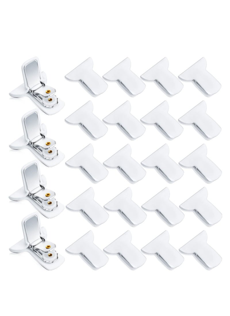 KASTWAVE 24pcs Padded Comforter Clips Duvet Clips White Padded Clips Blanket Fasteners to Secure Bedding for Preventing Comforters From Shifting Inside Duvet Cover, Sweet Sleeping  - Image 1