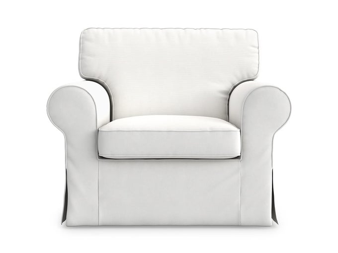 EKTORP ARMCHAIR COVER FOR THE IKEA EKTORP CHAIR SLIPCOVER REPLACEMENT COOL WHITENOT FIT FOR UPPLAND SERIES SOFA
