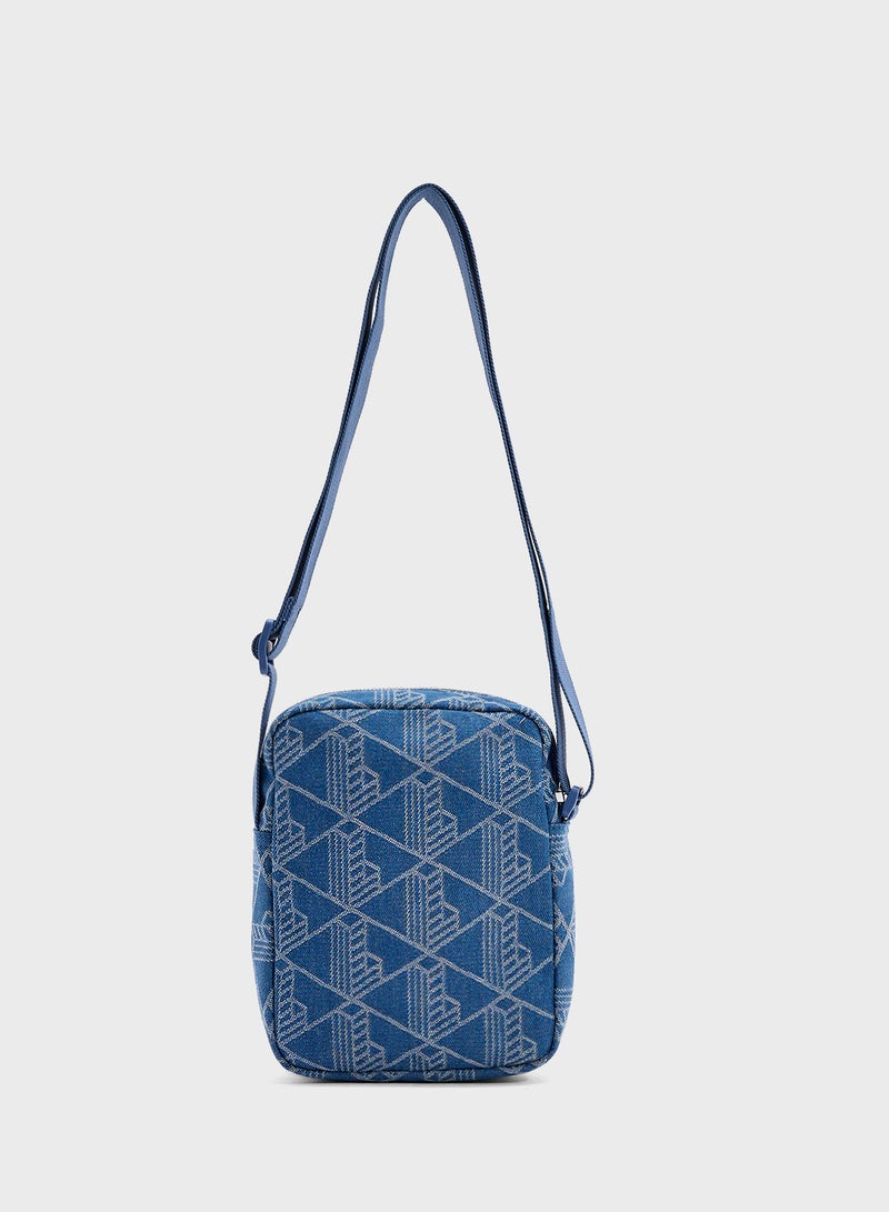 LACOSTE Logo Zip Over Crossbody  - Image 2