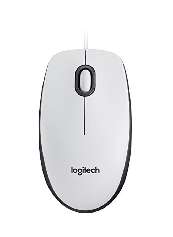 USB Optical Mouse White/Black