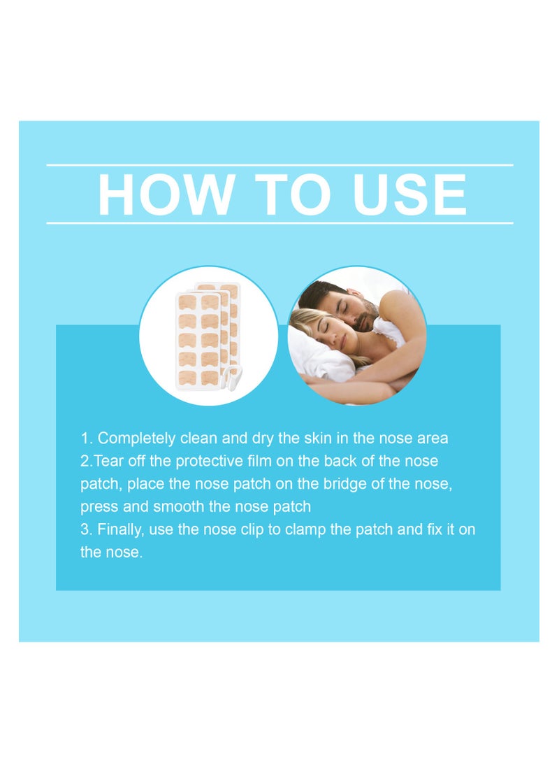 SYOSI Breathing Nasal Strips, Nasal Breathing Dilators, Nose Strips Increase Air, Improve Sleep Quality, Reduce Snoring Drop Shipping, for Better Breath in Sleep, Breath Booster, Skin Safe Nasal Strips - Image 3