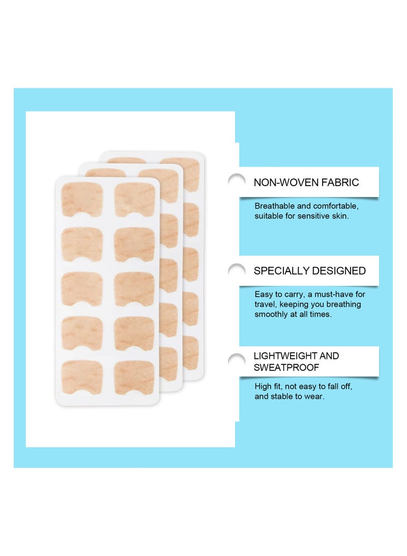 SYOSI Breathing Nasal Strips, Nasal Breathing Dilators, Nose Strips Increase Air, Improve Sleep Quality, Reduce Snoring Drop Shipping, for Better Breath in Sleep, Breath Booster, Skin Safe Nasal Strips - Image 4