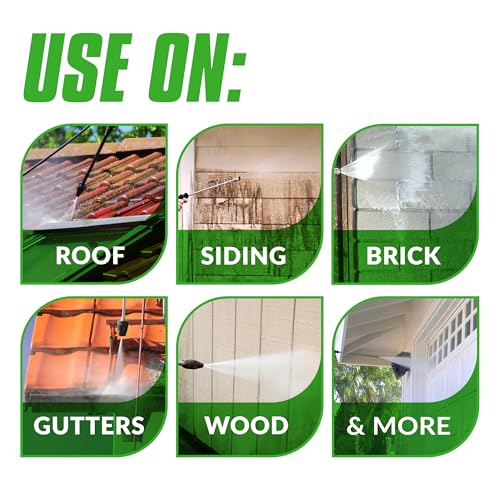 simple green Oxy Solve House and Siding Pressure Washer Cleaner - Removes Stains from Mold & Mildew on Vinyl, Aluminum, Wood, Brick, Stucco - Concentrate 1 Gal. - Image 5
