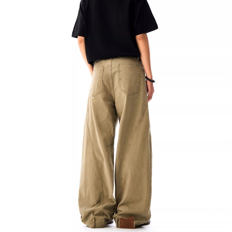 Men's Khaki Cargo Jeans - Image 4