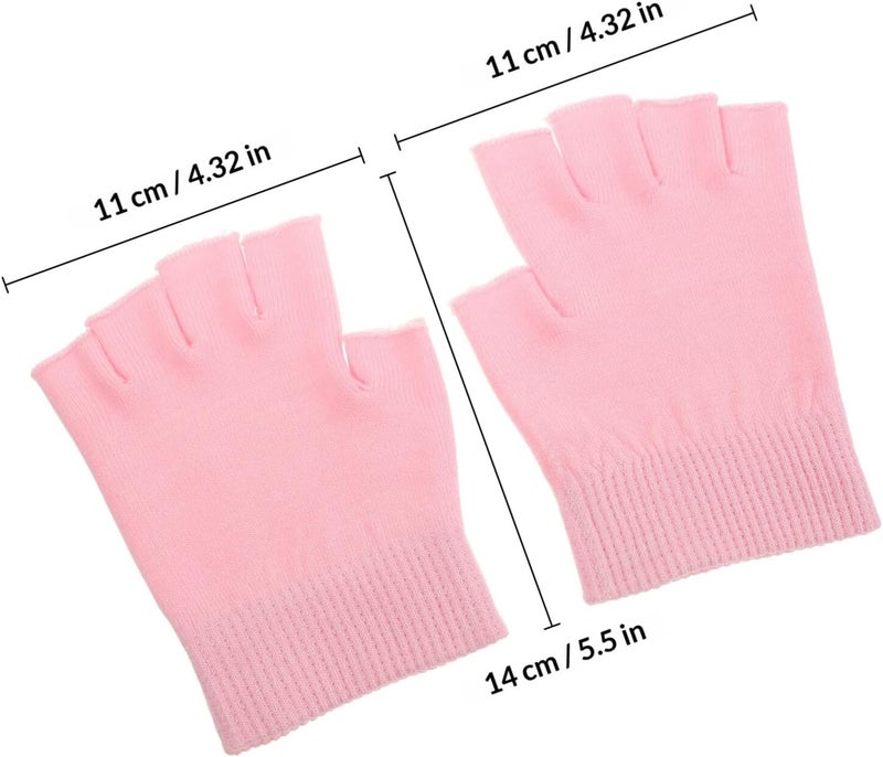 SHOWERORO Moisturizing Gloves for Dry Skin, 1 Pair Gel Gloves with Touch Screen, Lightweight Yarn Hand Care for Cracked Hands, Suitable for Winter Hand Care - Image 2