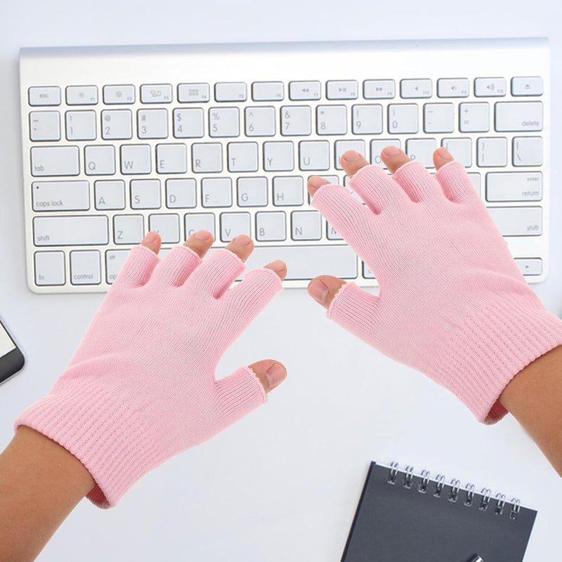 SHOWERORO Moisturizing Gloves for Dry Skin, 1 Pair Gel Gloves with Touch Screen, Lightweight Yarn Hand Care for Cracked Hands, Suitable for Winter Hand Care - Image 4