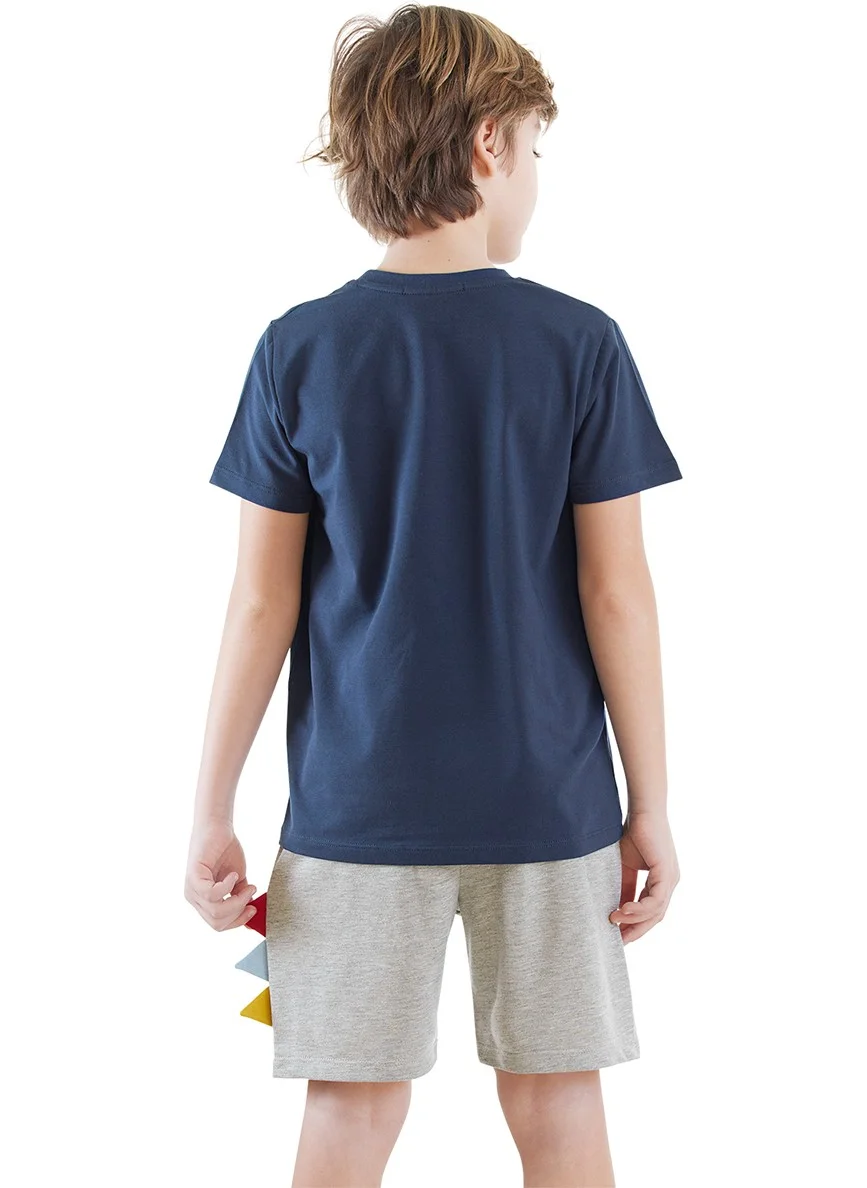 Denokids Rawr Boy T-Shirt Shorts Set