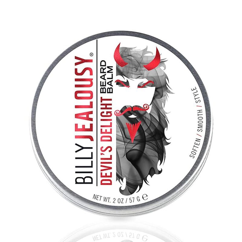 Billy Jealousy Billy Jealousy Moisturizing Strengthening  Softening Everyday Scented Beard Balm Devils Delight 2 oz