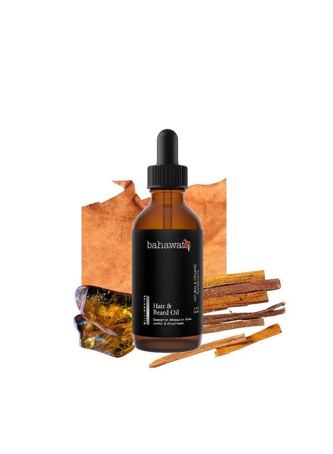 BAHAWAT : Premium Beard Oil Conditioner & Softener - Millionaire - 2 ounce - Beard Itch and Dry Skin Relief - Handcrafted from Natural Ingredients - Made in the USA  - Image 3