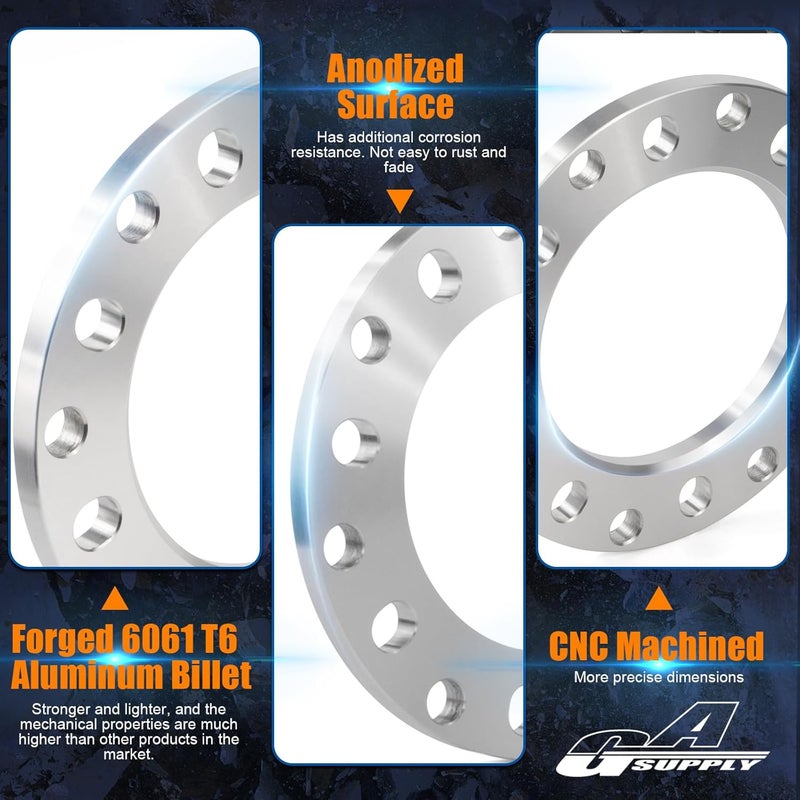 GAsupply فواصل العجلات العالمية GAsupply 12mm 8 لوج - عبوة 2 - Image 4