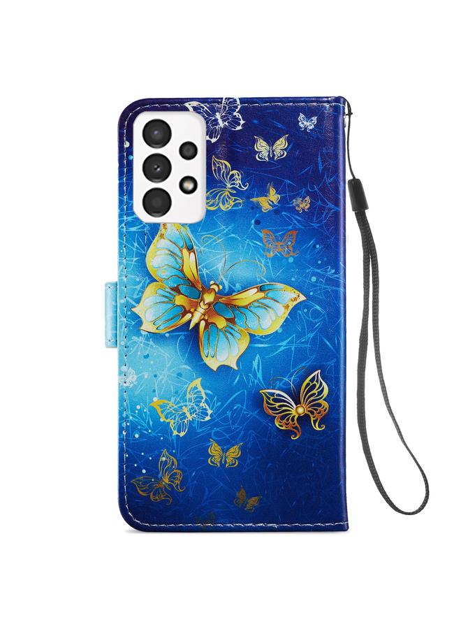 اس-توب جراب لهاتف Samsung Galaxy A13 4G، جراب هاتف جلدي قابل للطي أفقيًا بنمط مرسوم - Image 3