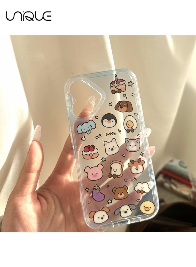 يونيك جراب هاتف ايفون 16 - جراب هاتف الجنة - جراب هاتف أزرق شفاف - جراب هاتف أنيق وبسيط - حماية من السقوط من مادة TPU - Image 2