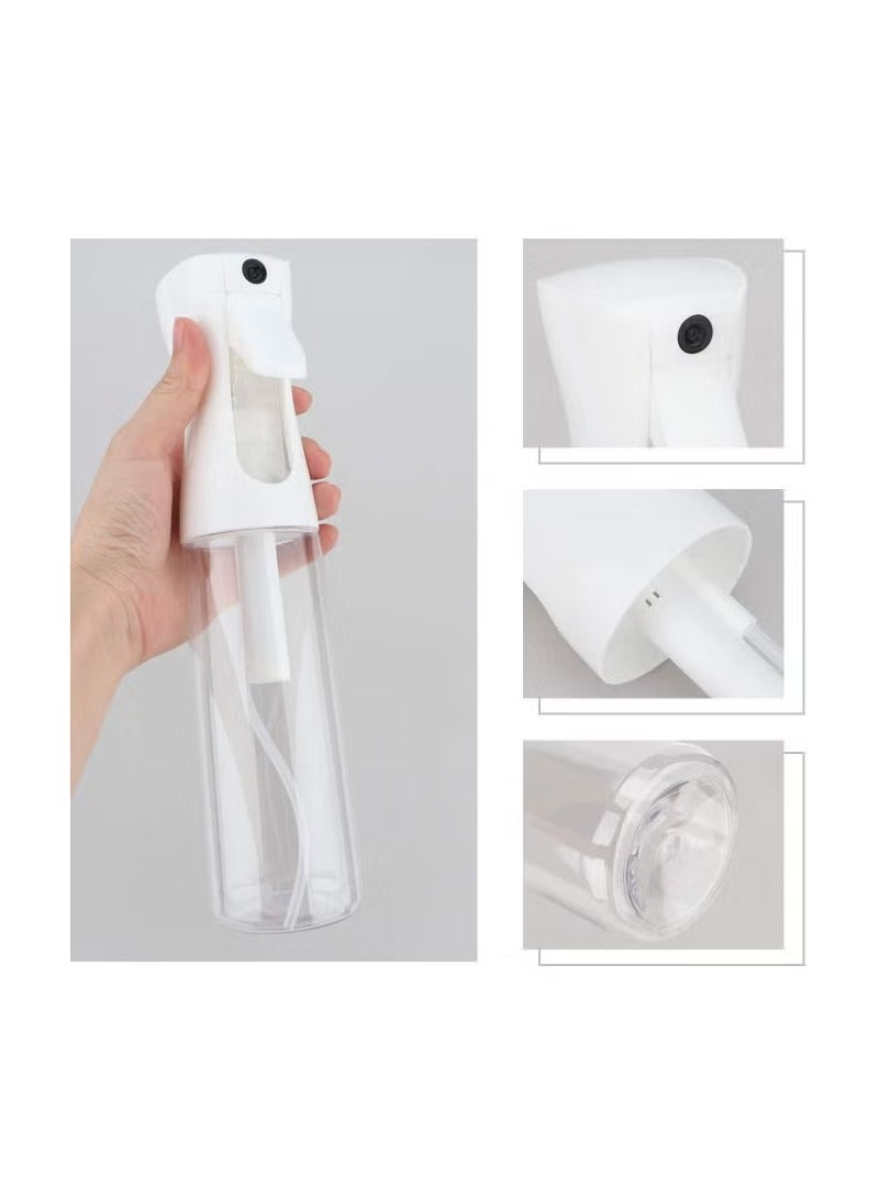 Water Spray Bottle for Hair 10oz, Large Ultra Fine Continuous for Hairstyling, Skin Care, Cleaning, Plants and Misting, Clear - Image 2
