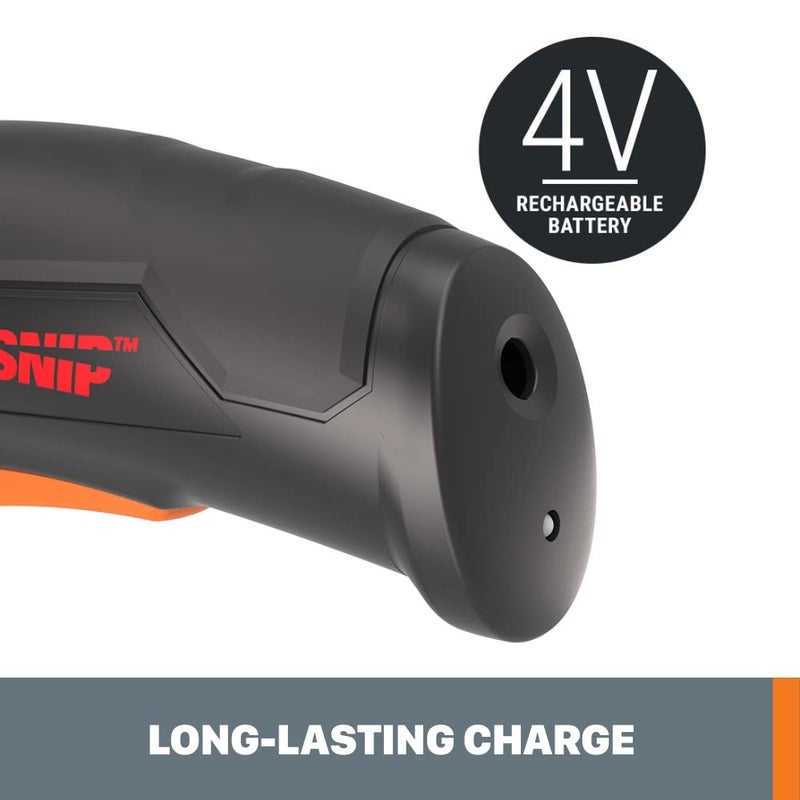 Worx WX082L 4V ZipSnip Cordless Electric Scissors, fabric scissors, rotary cutter - Image 4