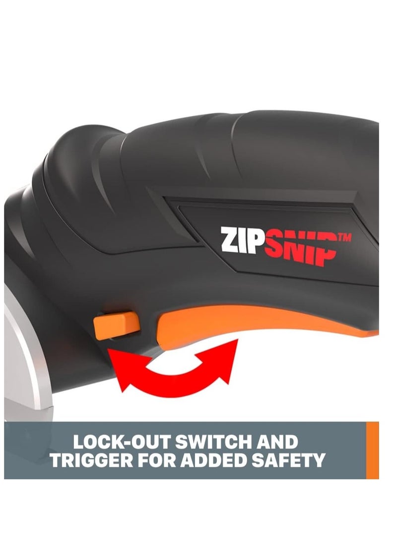 WORX Worx WX082L 4V ZipSnip Cordless Electric Scissors, fabric scissors, rotary cutter  - Image 2