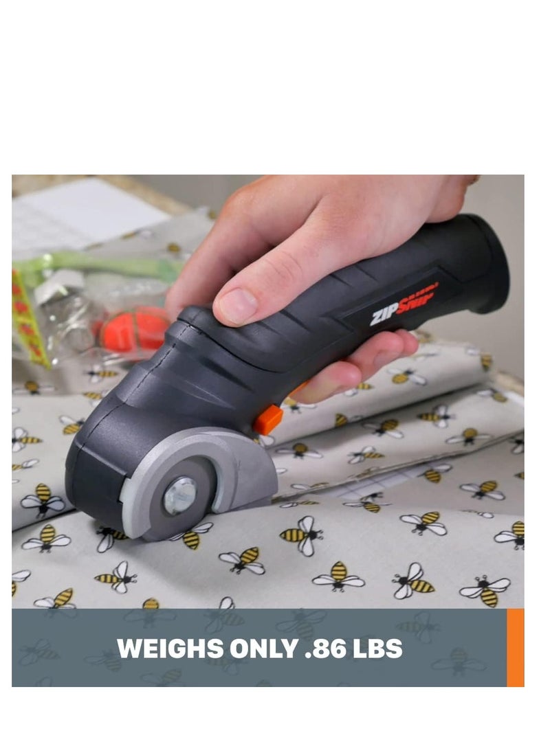WORX Worx WX082L 4V ZipSnip Cordless Electric Scissors, fabric scissors, rotary cutter  - Image 4