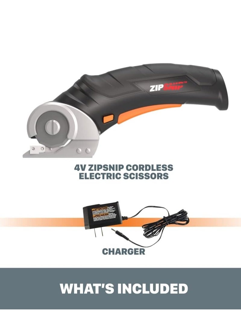 WORX Worx WX082L 4V ZipSnip Cordless Electric Scissors, fabric scissors, rotary cutter  - Image 5