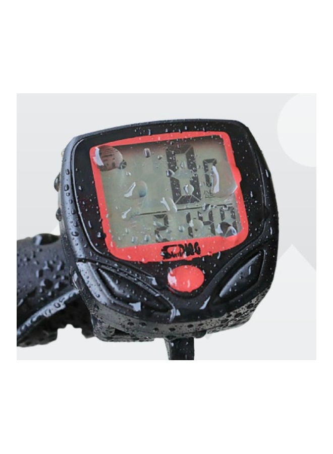 سان دينج ساندنق عداد السرعة والمسافة والزمن للدراجة ضد الماء و باضاءة ليلية و 16 ميزة مختلفة 46x46x19مم - Image 4