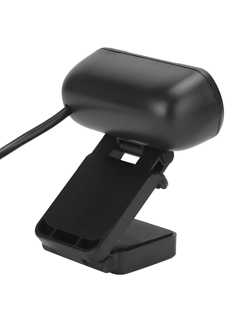 الآلة الصغيرة 1080p كاميرا USB | كمبيوتر سطح المكتب على الإنترنت كاميرا ويب | رائع لمكالمات الفيديو والاجتماعات والتسجيل | 1 حزمة - Image 3