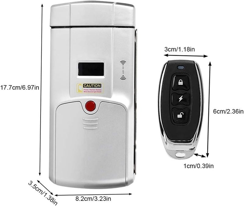 woobles Smart Door Lock, Keyless Smart Password Combination Remote Control Lock, Electronic Bluetooth Concealed Smart Remote Door Lock Home Indoor Security Access- - Image 5