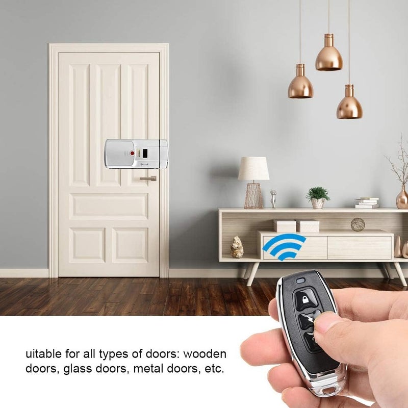woobles Smart Door Lock, Keyless Smart Password Combination Remote Control Lock, Electronic Bluetooth Concealed Smart Remote Door Lock Home Indoor Security Access- - Image 2