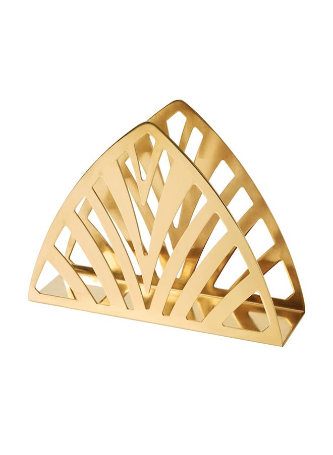 LANNY Stainless Steel Napkin Holder Gold 0.36kg HH-106 - Image 1