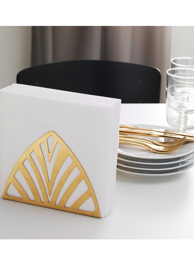 LANNY Stainless Steel Napkin Holder Gold 0.36kg HH-106 - Image 2