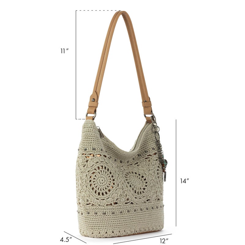 The Sak Sequoia Hobo Bag - Hand Crochet Large Women's Purse for Everyday & Travel - Durable Handbag & Tote With Zipper Pocket - Image 2
