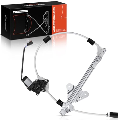A-Premium Power Window Regulator with Motor Compatible with Jeep Cherokee XJ 1997-2001, Sport Utility 4-Door, Front Passenger Side - Image 1