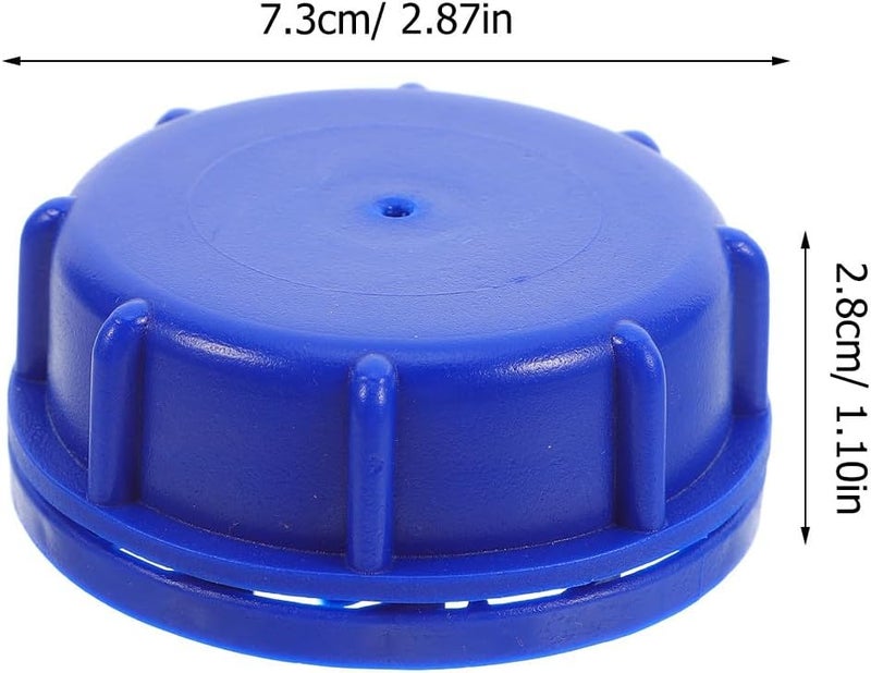 GANAZONO 6pcs Breathable Bucket Lids with Sealing Screw-on Caps, 6cm Inner Diameter Plastic Can Covers for Gasoline Cans, l Tanks, and Industrial Drum Buckets - Image 2