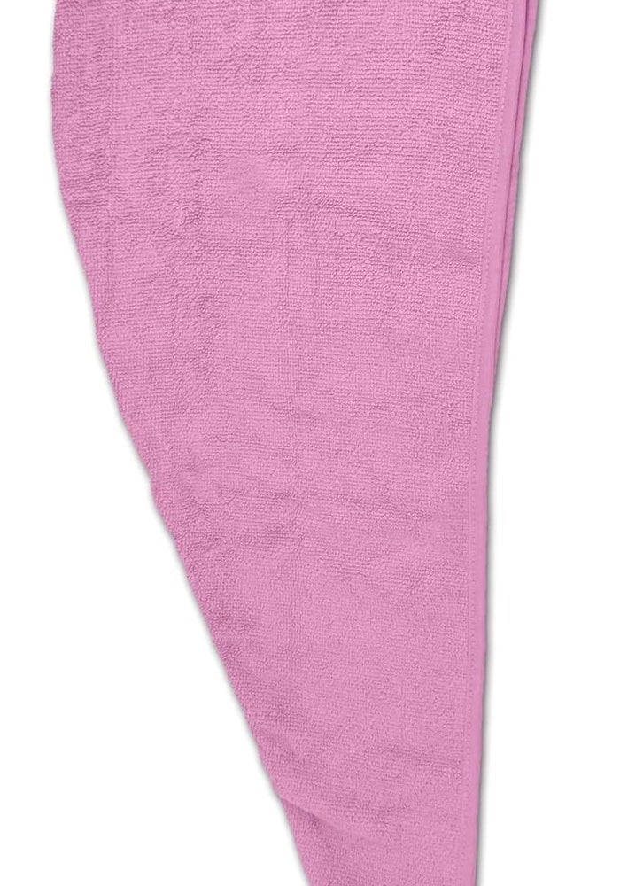 Siesta Zen Premium Quality 100% Pure Combed Cotton Hair Towel - Pink - Image 4
