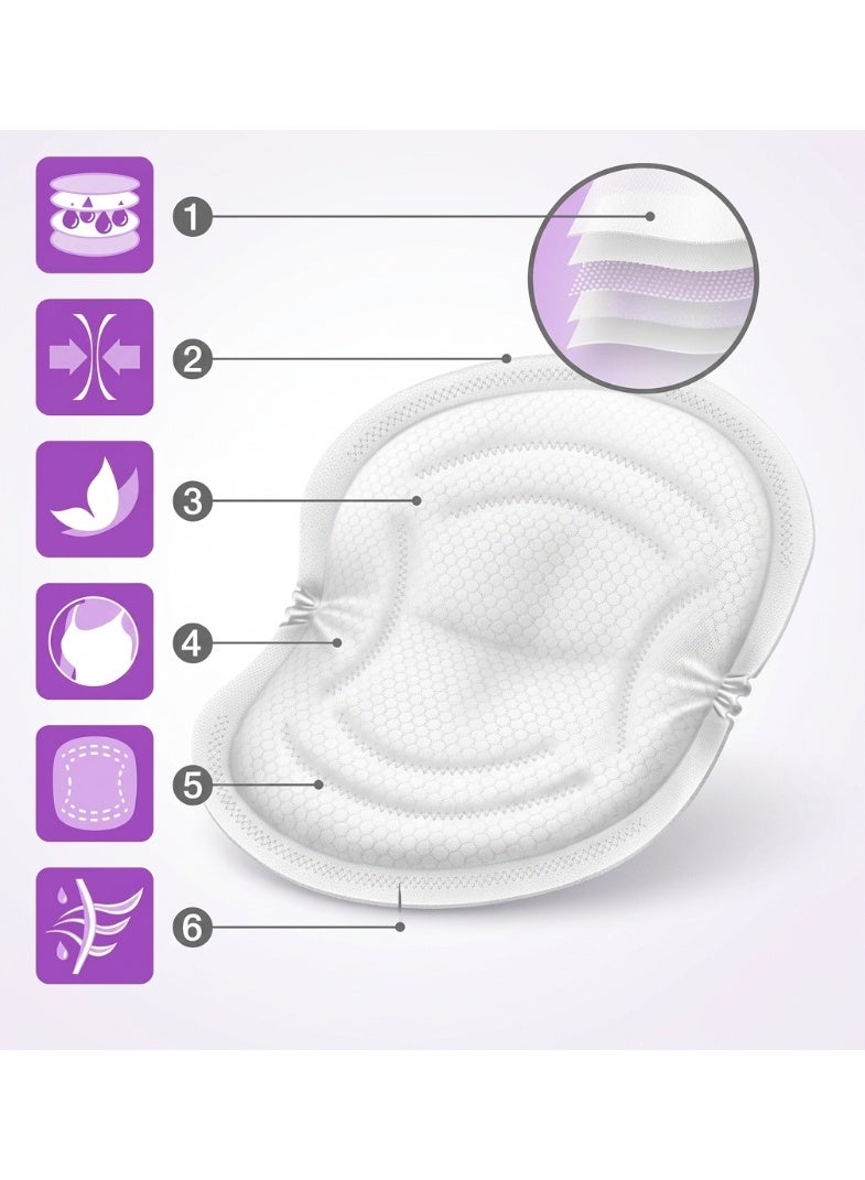 NUK High Performance Nursing Breast Pads 30 Pack – Ultra Absorbent & Soft - Image 3