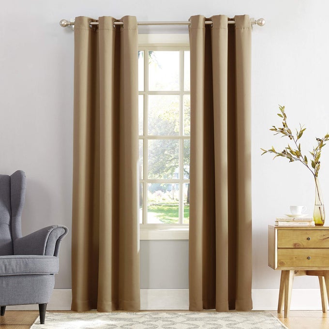 Easton Energy Saving Blackout Grommet Curtain Panel 40 x 108 Taupe