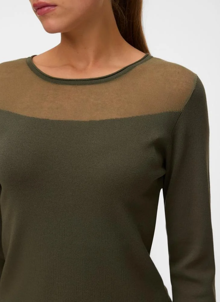 Vero Moda  Cricket Long Sleeve Crew Neck Pullover Sweater for Women | Best Price UAE